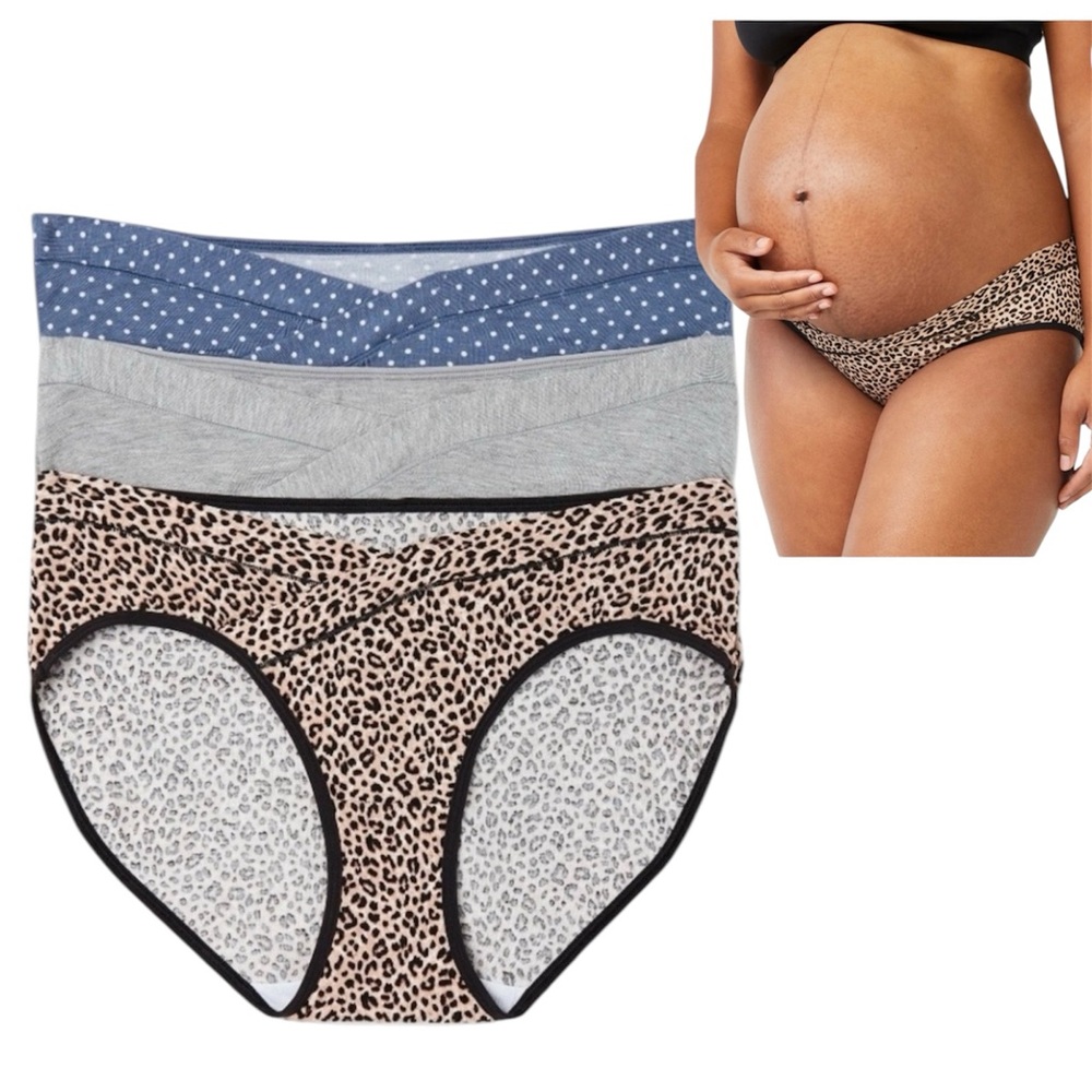 Joyspun Maternity Panty Under-Belly Comfort Super Soft 3-Pair Panties Size XXL